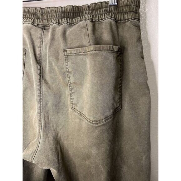 Paige Drawstring Pants Fraser Vintage Tonal Ash Jogger Twill Casual Men's 33 - Picture 8 of 16